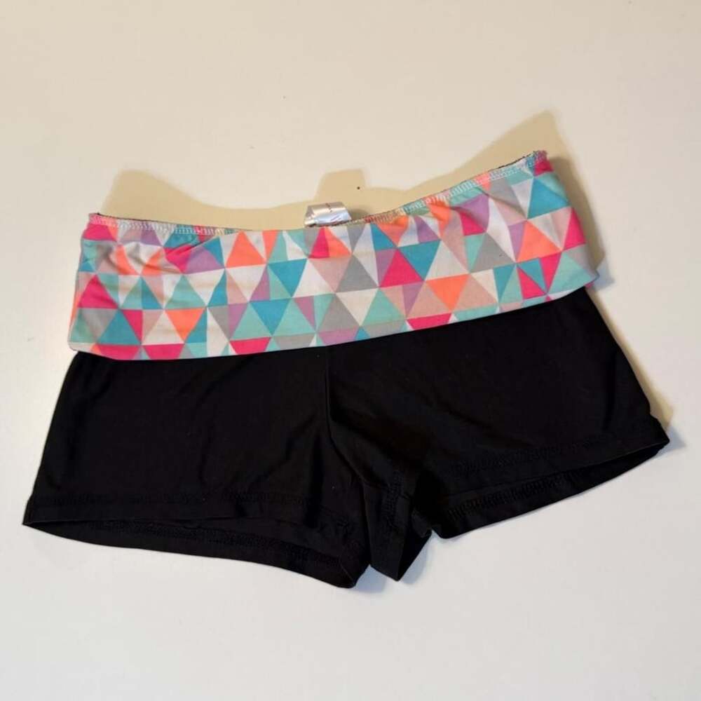 No Boundaries Foldover Yoga Micro Booty Shorts